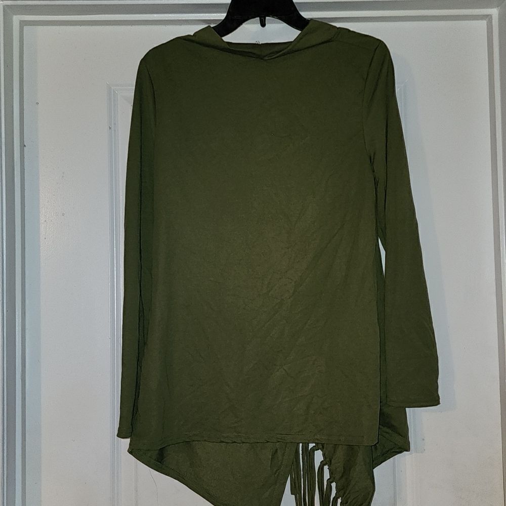 Olive Long Sleeve Top - Picture 5 of 6